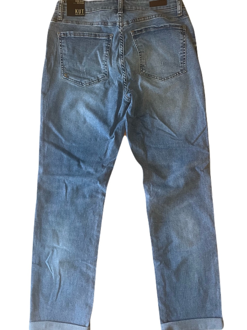 Kut from the Kloth Women’s Boyfriend Jeans in Light Blue - Picture 3 of 4